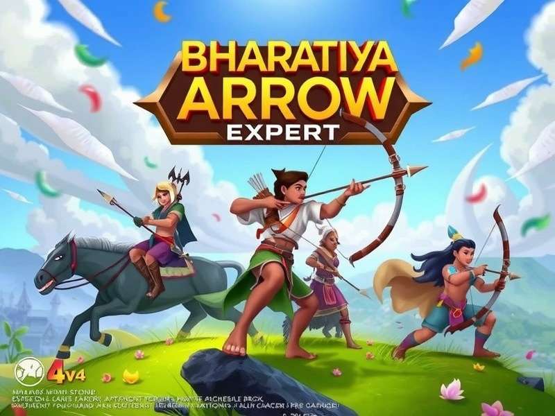 Bharatiya Arrow Expert Official Cover Art with Indian Mythological Archers